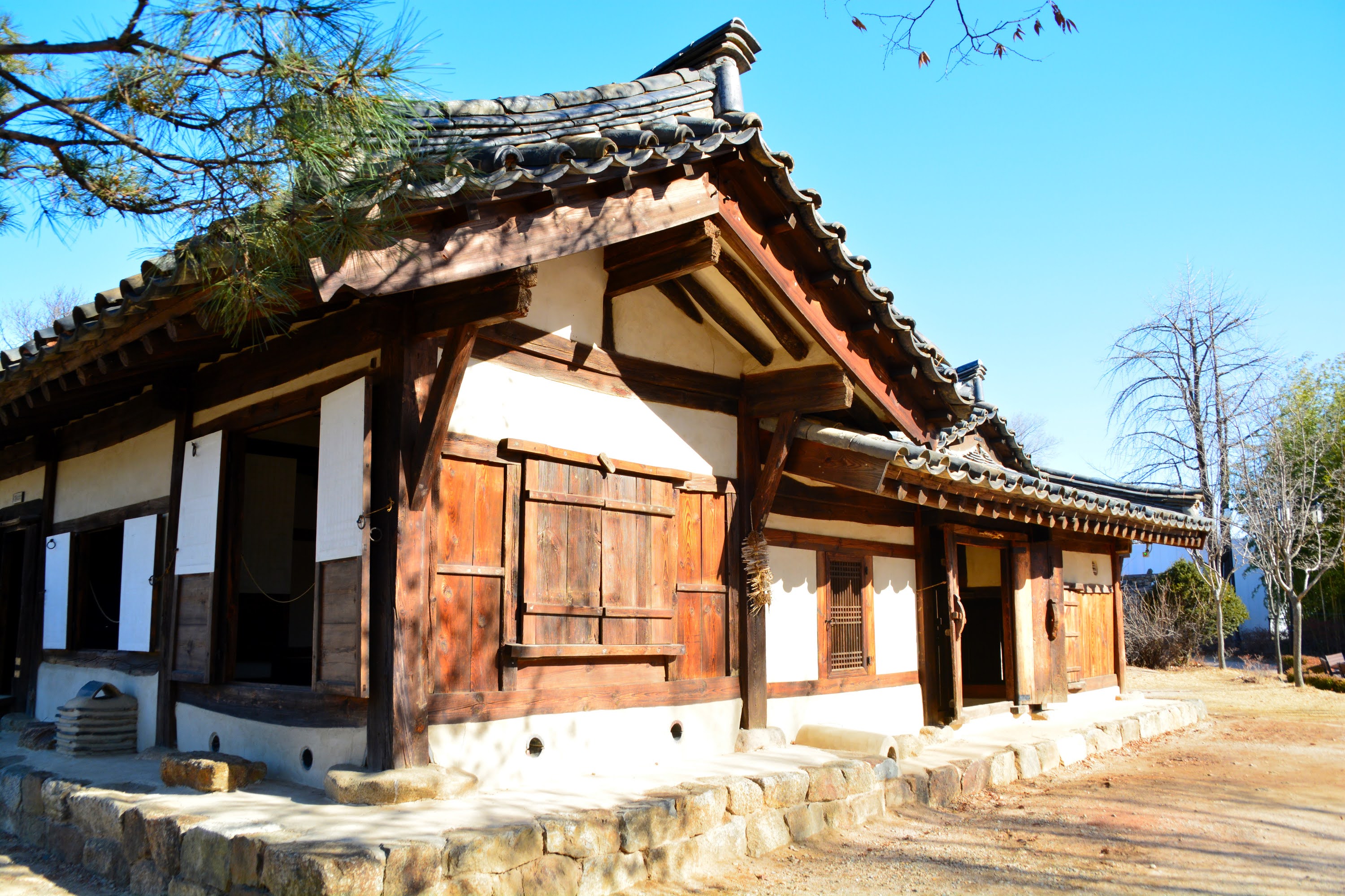 韓國首爾國立民俗博物館旁小屋