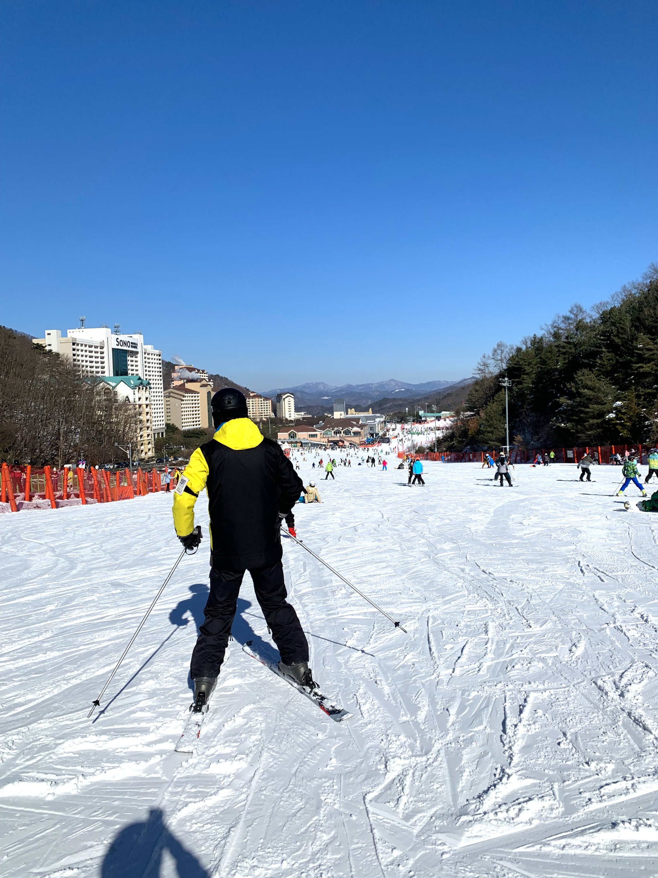 韓國洪川大明滑雪村初學者滑雪道