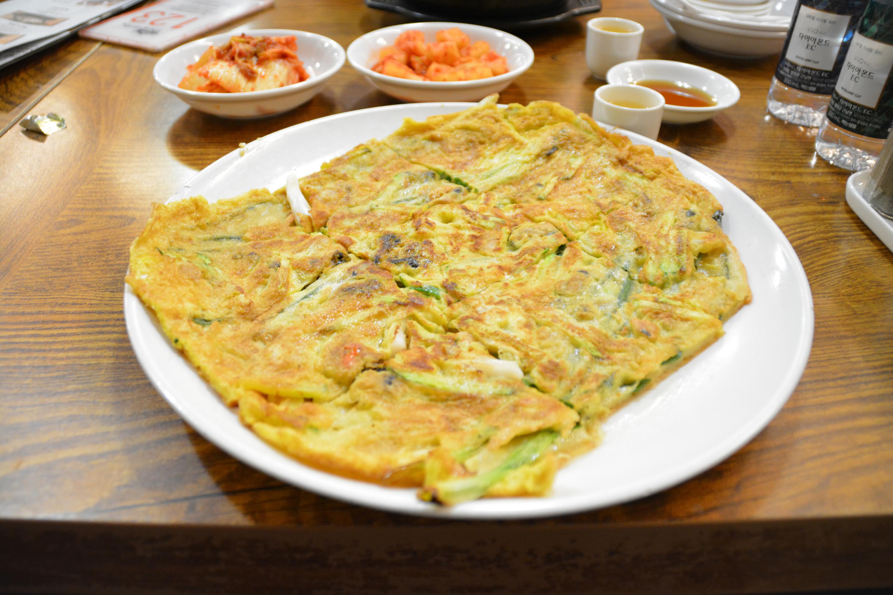 韓國首爾土俗村蔘雞湯海鮮蔥餅